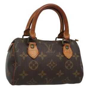 LOUIS VUITTON Monogram Mini Speedy Hand Bag M41534